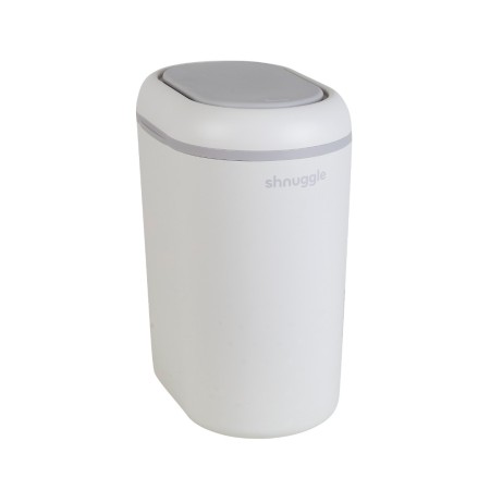 Cos pentru scutece - Eco Touch - White/Grey - Shnuggle Cos pentru scutece - Eco Touch - White/Grey - Shnuggle