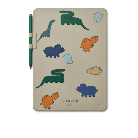 Tableta de desenat cu ecran LCD 10 inch - Dinosaurs - Liewood
