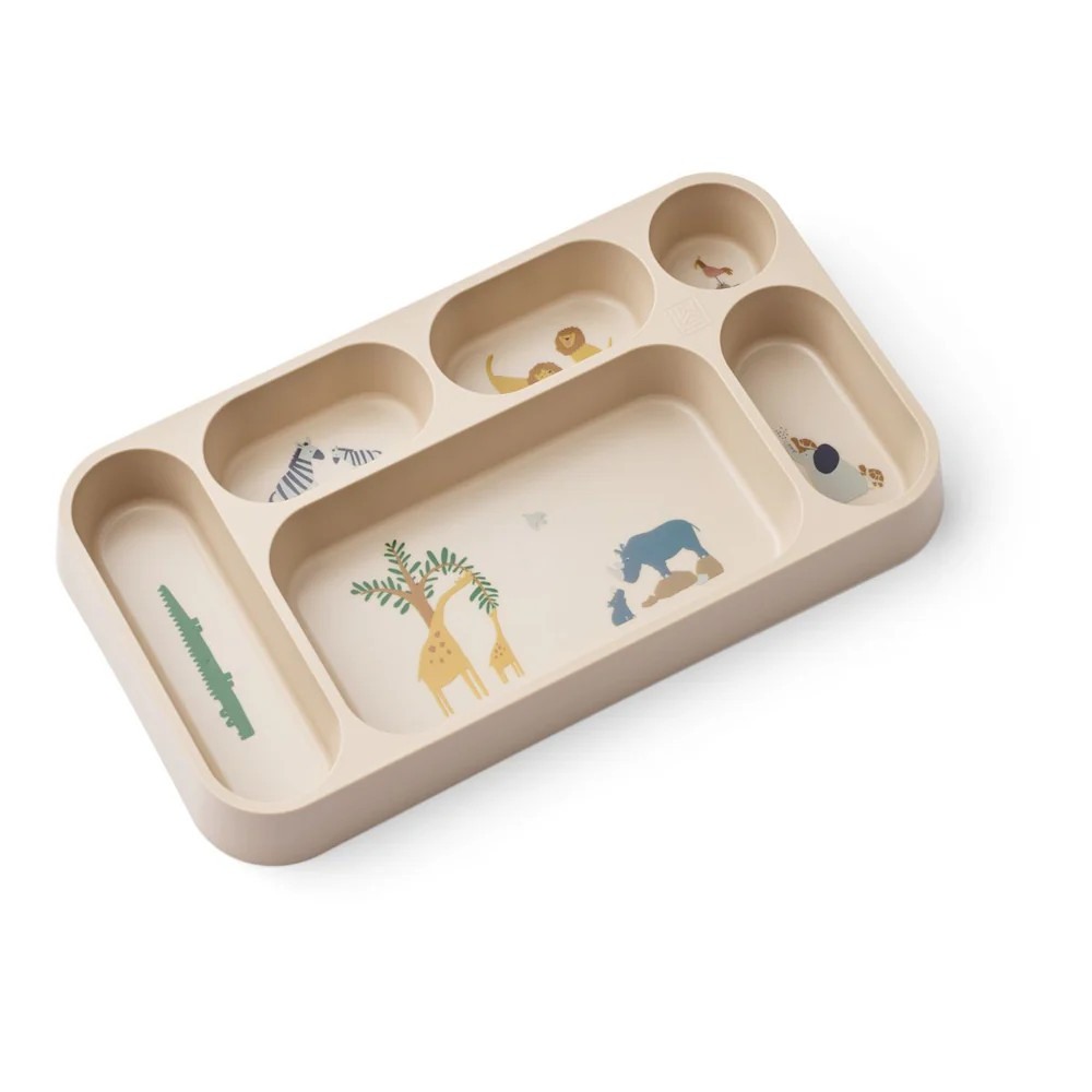 Farfurie compartimentata 30 x 35 x 17 cm - Sandy/All together - Liewood