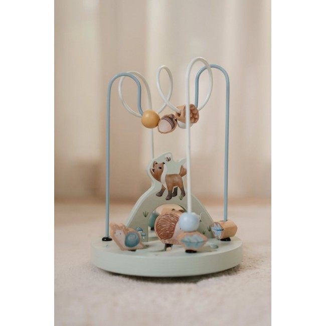 Jucarie din lemn FSC - Spirala cu Activitati Mare - Forest Friends - Little Dutch Jucarie din lemn FSC - Spirala cu Activitati Mare - Forest Friends - Little Dutch
