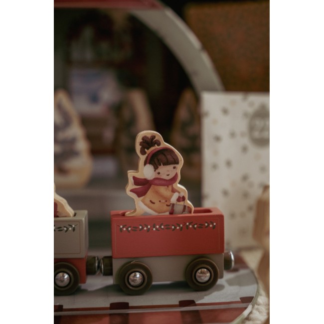 Calendar de advent de colorat - Gara si trenulet - Little Dutch