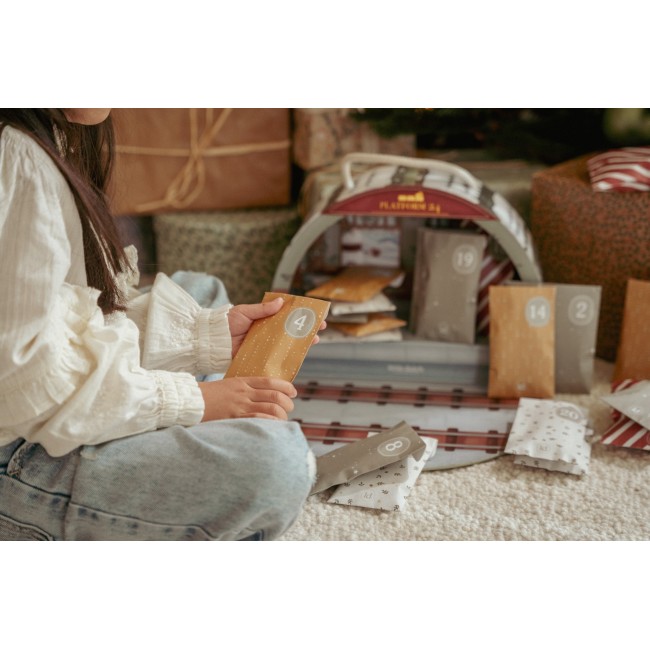 Calendar de advent de colorat - Gara si trenulet - Little Dutch