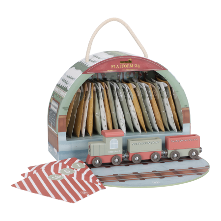 Calendar de advent de colorat - Gara si trenulet - Little Dutch
