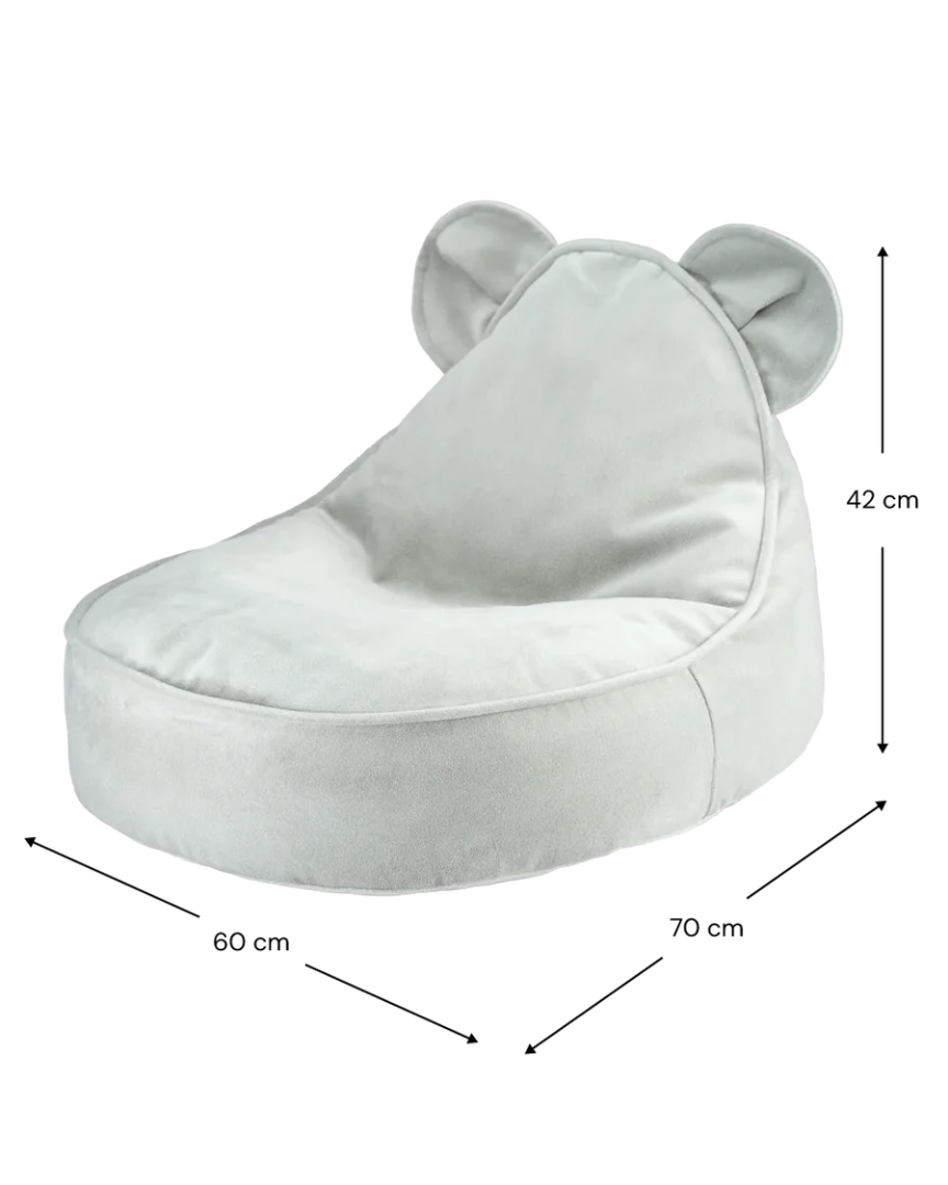 Fotoliu Beanbag Bear pentru copii - Misty Green - Wigiwama