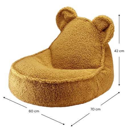 Fotoliu Beanbag Bear pentru copii - Maple - Wigiwama