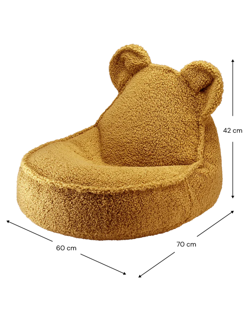 Fotoliu Beanbag Bear pentru copii - Maple - Wigiwama
