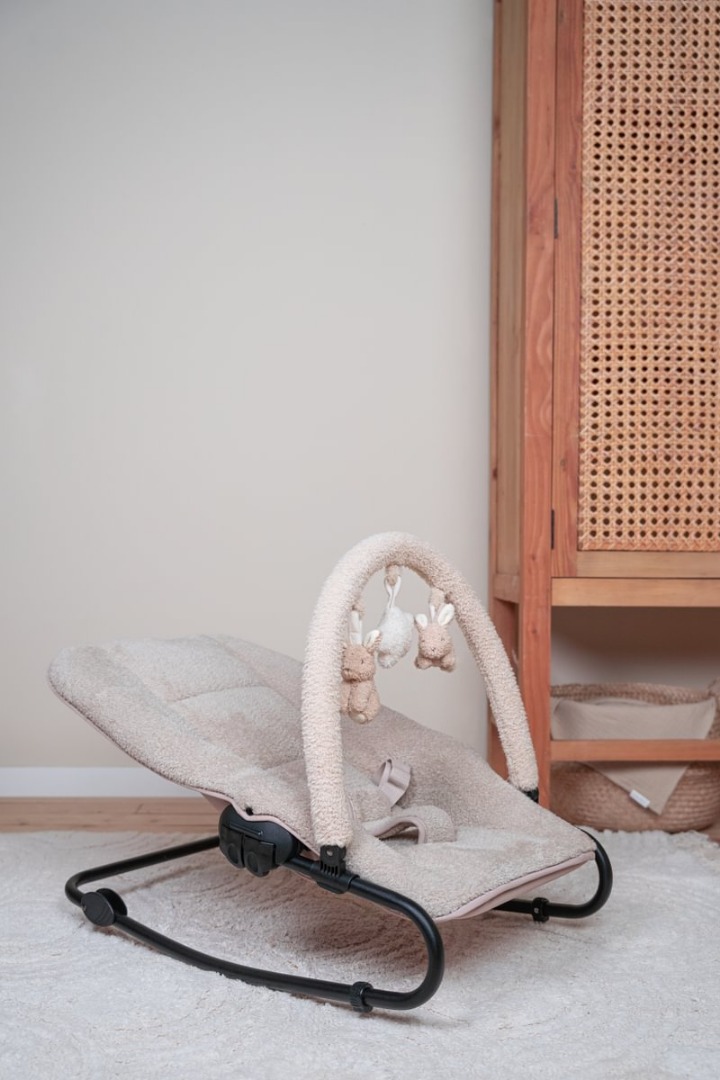 Balansoar pentru bebelusi - Beige Baby Bunny - Little Dutch