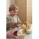 Tort aniversar cu decoratiuni pentru 1 - 5 ani - Albastru - Little Dutch Tort aniversar cu decoratiuni pentru 1 - 5 ani - Albastru - Little Dutch