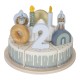 Tort aniversar cu decoratiuni pentru 1 - 5 ani - Albastru - Little Dutch Tort aniversar cu decoratiuni pentru 1 - 5 ani - Albastru - Little Dutch