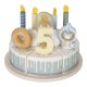 Tort aniversar cu decoratiuni pentru 1 - 5 ani - Albastru - Little Dutch Tort aniversar cu decoratiuni pentru 1 - 5 ani - Albastru - Little Dutch