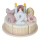 Tort aniversar cu decoratiuni pentru 1 - 5 ani - Roz - Little Dutch Tort aniversar cu decoratiuni pentru 1 - 5 ani - Roz - Little Dutch