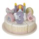 Tort aniversar cu decoratiuni pentru 1 - 5 ani - Roz - Little Dutch Tort aniversar cu decoratiuni pentru 1 - 5 ani - Roz - Little Dutch
