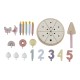Tort aniversar cu decoratiuni pentru 1 - 5 ani - Roz - Little Dutch Tort aniversar cu decoratiuni pentru 1 - 5 ani - Roz - Little Dutch