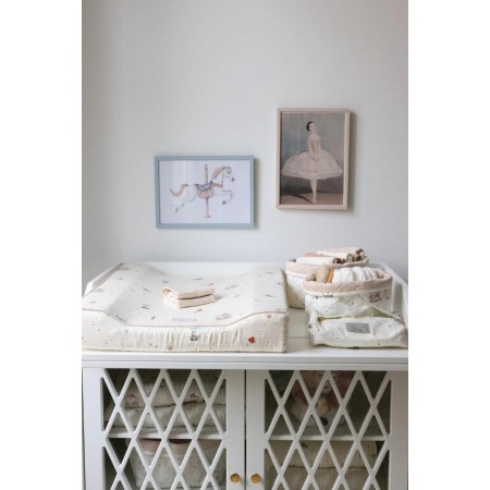 Saltea de infasat cu husa detasabila 63 x 49 cm - Carousel - Cam Cam Copenhagen