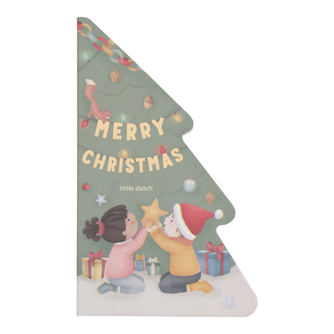 Set cadou pentru Craciun - Carte + papusa - Little Dutch