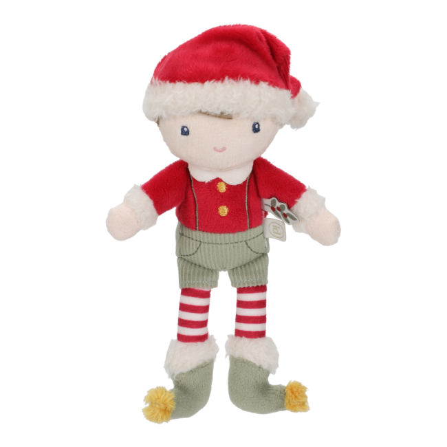 Set cadou pentru Craciun - Carte + papusa - Little Dutch