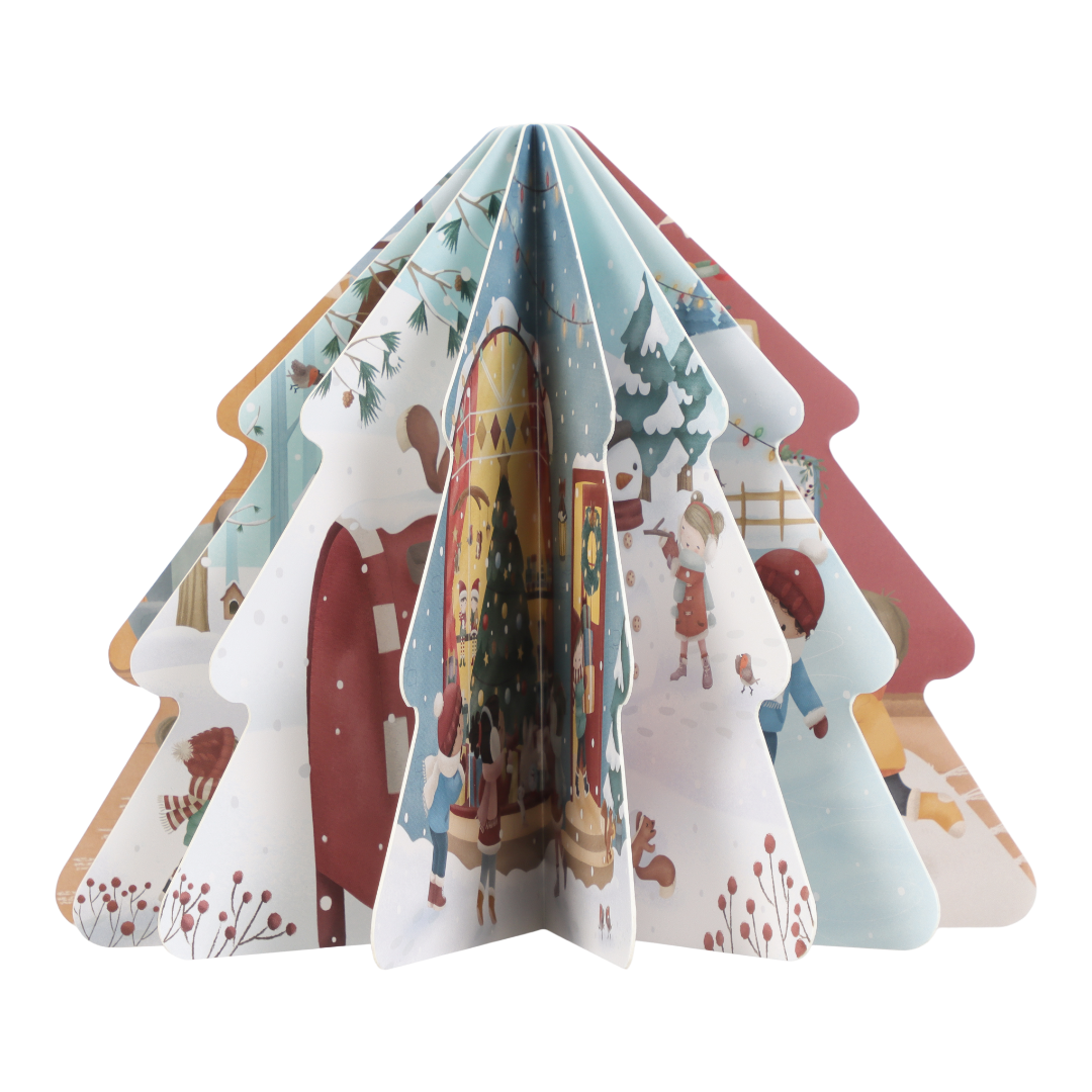 Set cadou pentru Craciun - Carte + papusa - Little Dutch