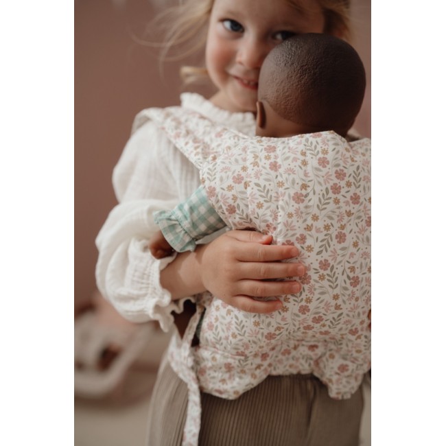 Marsupiu pentru papusi - Soft Pink - Little Dutch