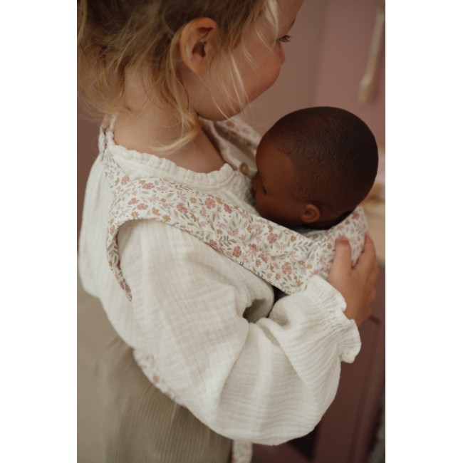 Marsupiu pentru papusi - Soft Pink - Little Dutch