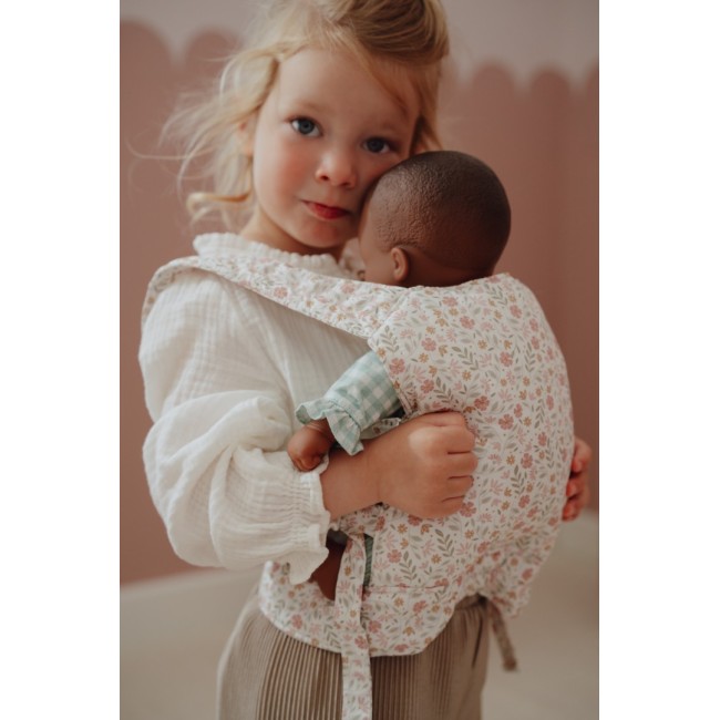 Marsupiu pentru papusi - Soft Pink - Little Dutch