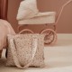 Geanta de maternitate cu accesorii pentru papusi - Soft Flowers - Little Dutch