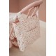 Geanta de maternitate cu accesorii pentru papusi - Soft Flowers - Little Dutch