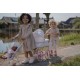 Carucior cu landou pentru papusi - Pink - Little Dutch
