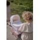 Carucior cu landou pentru papusi - Pink - Little Dutch