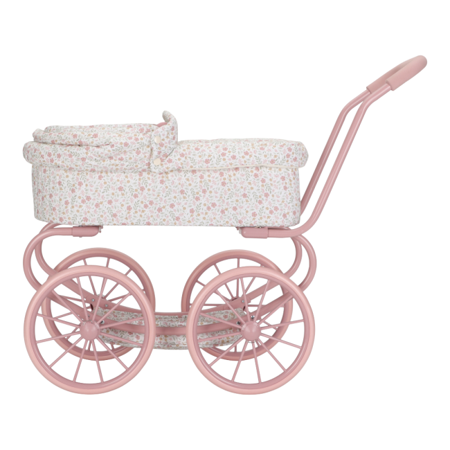 Carucior cu landou pentru papusi - Pink - Little Dutch