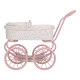 Carucior cu landou pentru papusi - Pink - Little Dutch
