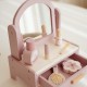 Masuta de toaleta cu accesorii pentru copii - Pink - Little Dutch