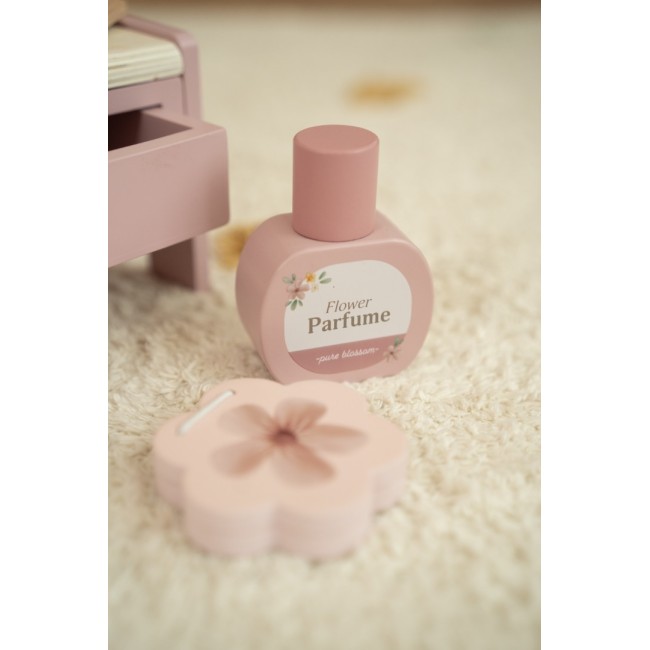 Masuta de toaleta cu accesorii pentru copii - Pink - Little Dutch