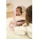 Masuta de toaleta cu accesorii pentru copii - Pink - Little Dutch