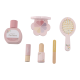 Masuta de toaleta cu accesorii pentru copii - Pink - Little Dutch