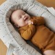 Baby Nest/Babylift din bumbac organic - Dot Dumbo Grey - Liewood