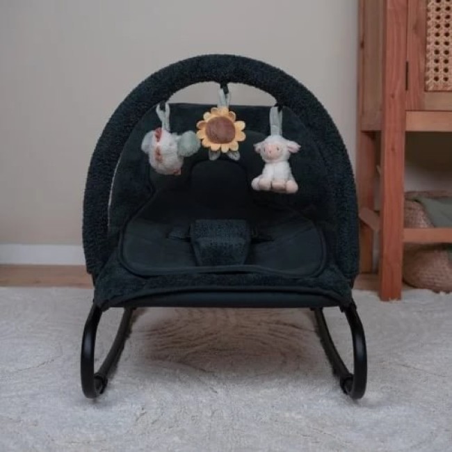 Balansoar pentru bebelusi - Gray Little Farm- Little Dutch Balansoar pentru bebelusi - Gray Little Farm- Little Dutch