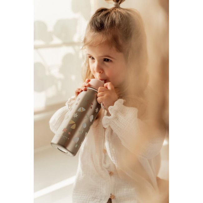 Sticla termos din otel inoxidabil 350 ml - Flowers&Butterflies - Little Dutch Sticla termos din otel inoxidabil 350 ml - Flowers&Butterflies - Little Dutch