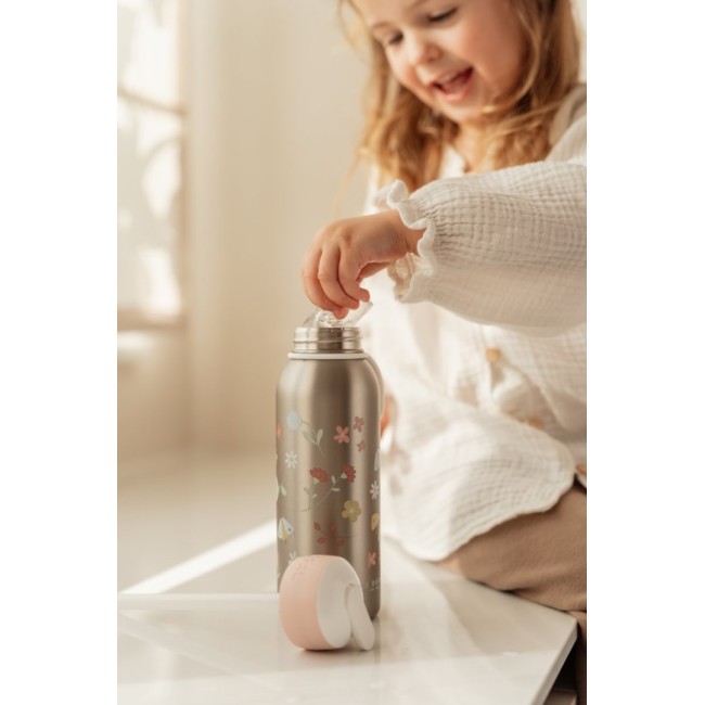 Sticla termos din otel inoxidabil 350 ml - Flowers&Butterflies - Little Dutch Sticla termos din otel inoxidabil 350 ml - Flowers&Butterflies - Little Dutch