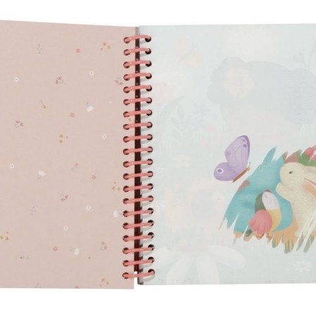 Carte magica de colorat cu apa - Rosa - Little Dutch