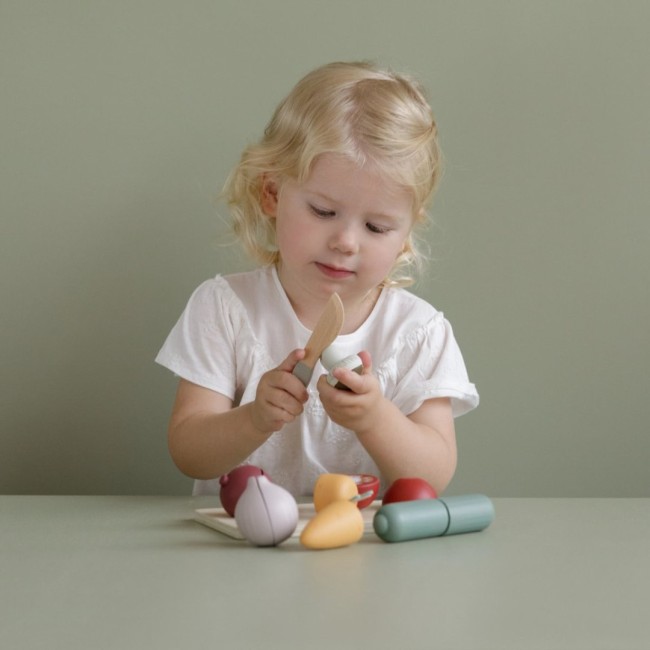 Legume din lemn pentru feliat - Little Dutch Legume din lemn pentru feliat - Little Dutch
