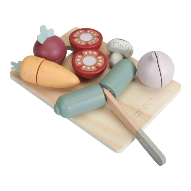 Legume din lemn pentru feliat - Little Dutch Legume din lemn pentru feliat - Little Dutch