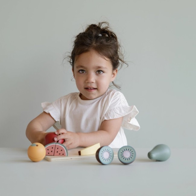 Fructe din lemn pentru feliat - Little Dutch Fructe din lemn pentru feliat - Little Dutch