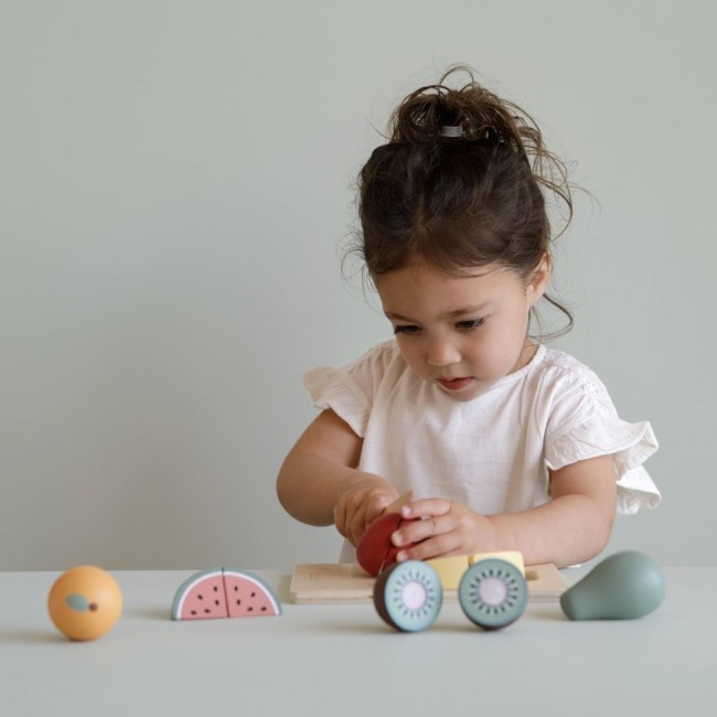 Fructe din lemn pentru feliat - Little Dutch Fructe din lemn pentru feliat - Little Dutch