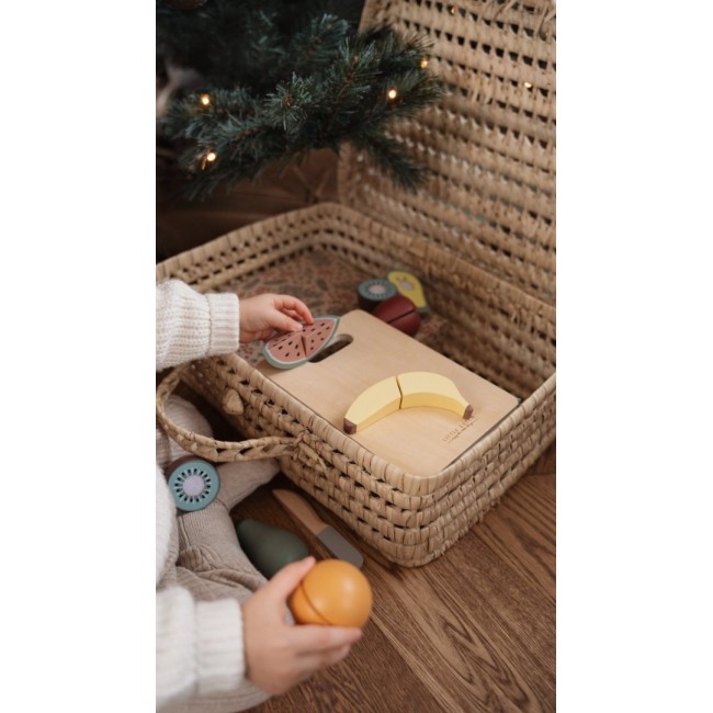 Fructe din lemn pentru feliat - Little Dutch Fructe din lemn pentru feliat - Little Dutch