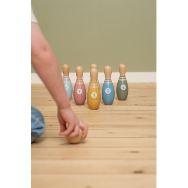 Joc de bowling din lemn FSC - Little Dutch Joc de bowling din lemn FSC - Little Dutch