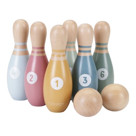 Joc de bowling din lemn FSC - Little Dutch