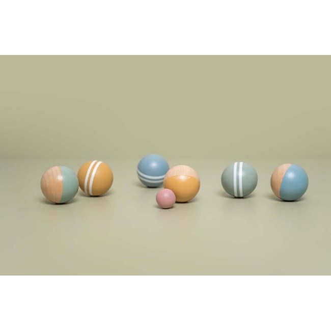 Joc cu mingi din lemn FSC - Little Dutch Joc cu mingi din lemn FSC - Little Dutch