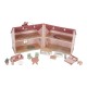 Casuta de papusi portabila din lemn FSC cu mobilier - Little Dutch Casuta de papusi portabila din lemn FSC cu mobilier - Little Dutch