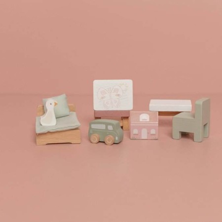 Accesorii pentru casute de papusi din lemn FSC - Extensie mobilier camera copilului - Little Dutch