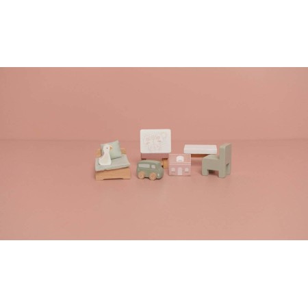 Accesorii pentru casute de papusi din lemn FSC - Extensie mobilier camera copilului - Little Dutch